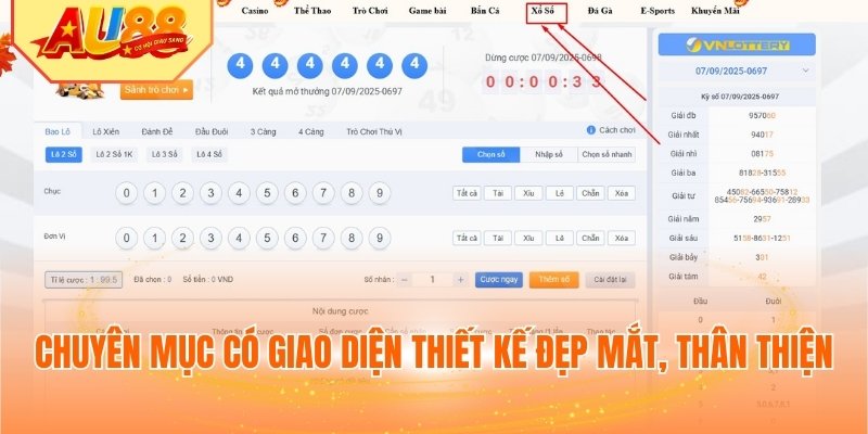 Chuyên mục có giao diện thiết kế đẹp mắt, thân thiện
